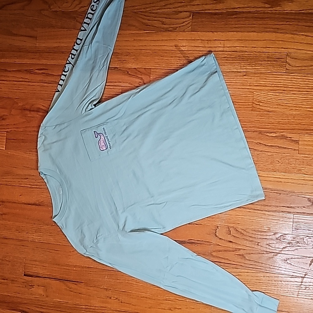 Vineyard Vines light green/mint long sleeve shirt size XS